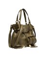 Lancel A10110 - CUIR DE VACHETTE - KAKI Premier flirt M de Lancel - Sac seau sacs-a-mains