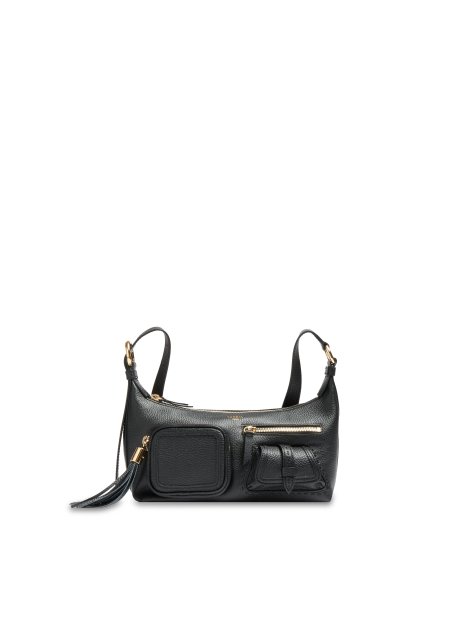 Lancel A14037 - CUIR DE VACHETTE - NOIR sac multipoches s lancel premier flirt sacs-a-mains