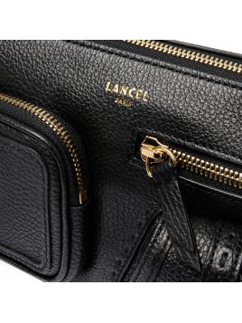 Lancel A14037 - CUIR DE VACHETTE - NOIR sac multipoches s lancel premier flirt Sacs à mains