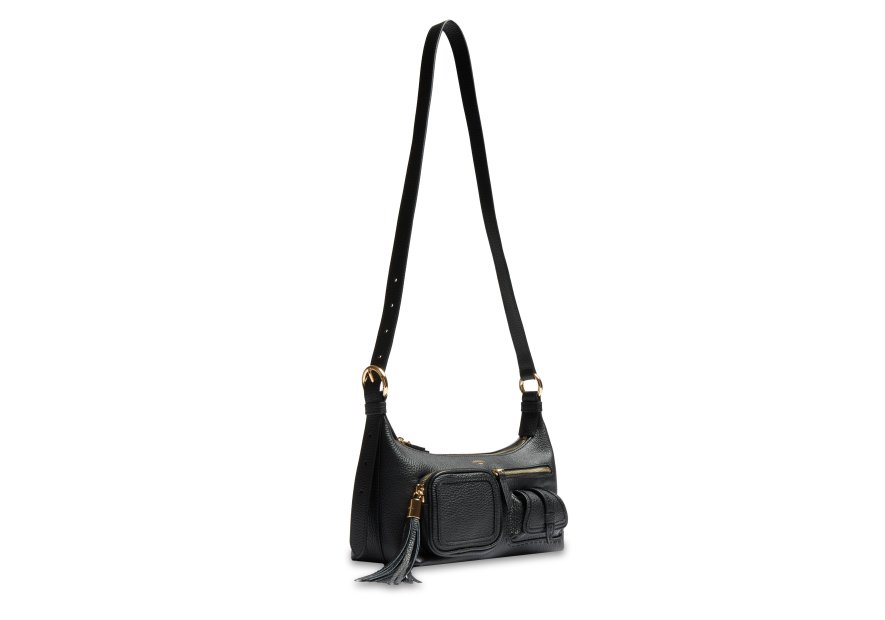 Lancel A14037 - CUIR DE VACHETTE - NOIR sac multipoches s lancel premier flirt Sacs à mains