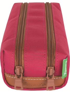 Tann's 121 - POLYESTER - PRUNE tann's trousse double