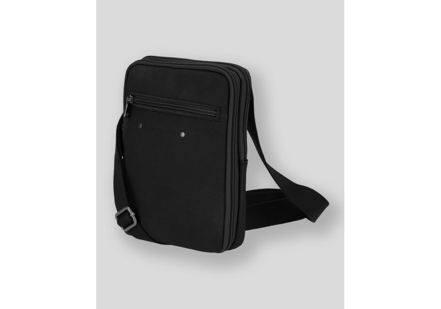 Les Ateliers Foures 9327 sac homme style holster double zip baroudeur sacoche homme