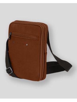 Les Ateliers Foures 9327 sac homme style holster double zip baroudeur sacoche homme