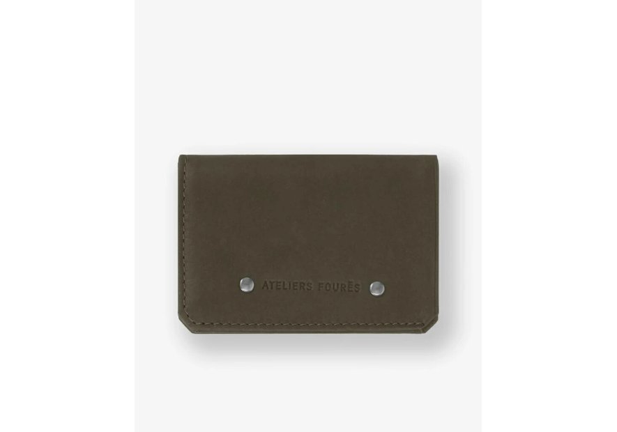 Les Ateliers Foures 9135 porte 4 cartes plié en 2 baroudeur fourès porte cartes