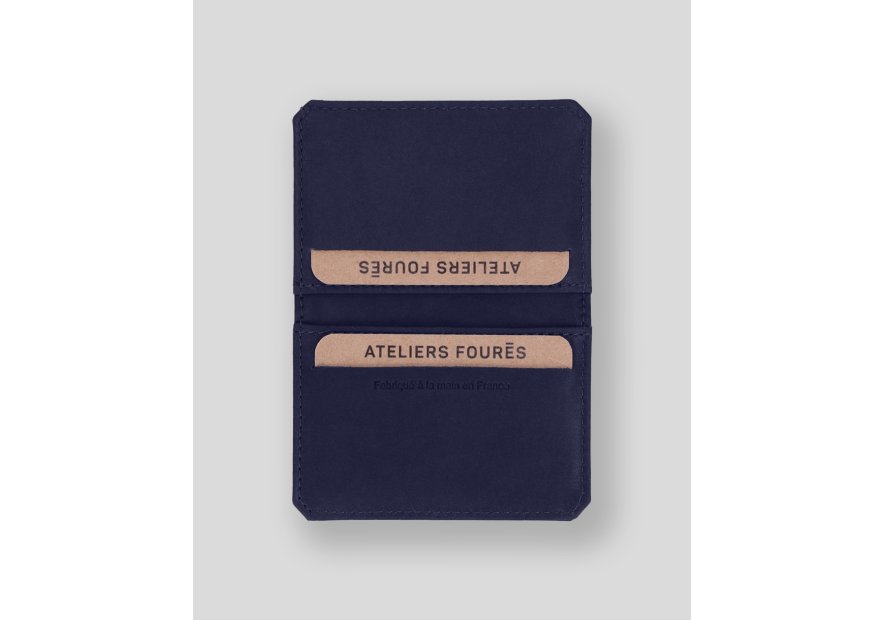 Les Ateliers Foures 9135 porte 4 cartes plié en 2 baroudeur fourès porte cartes