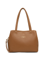 Lancaster 470-47 Foulonné Double - Sac shopping sac-a-main-shopping-toile-ou-cuir
