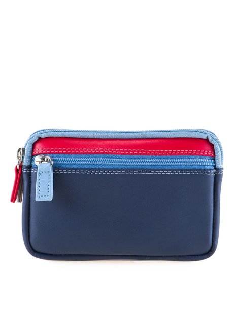 mywalit 1265 porte-monnaie à double zip en cuir petit format porte-monnaie-femme