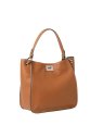 Mac Douglas AMALFI-CIENNA besace porté main et épaule amalfi sac-a-main-shopping-toile-ou-cuir