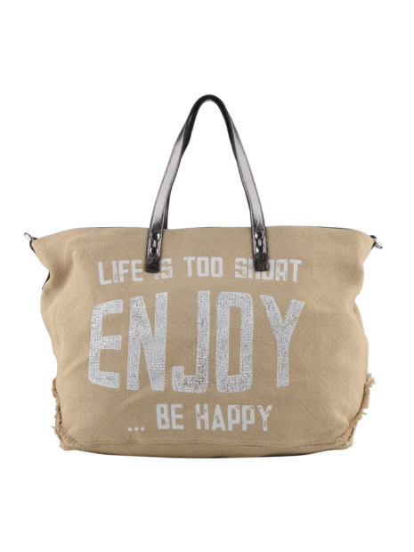 MIA &  JOY MJ1743 sac shopping sac-a-main-shopping-toile-ou-cuir