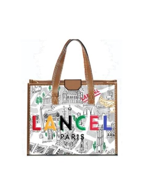 Lancel A13294 sac cabas summer jo l sac-a-main-shopping-toile-ou-cuir