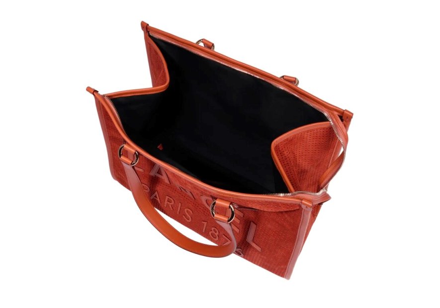 Lancel A13207 summer tote cabas zippé l shopping