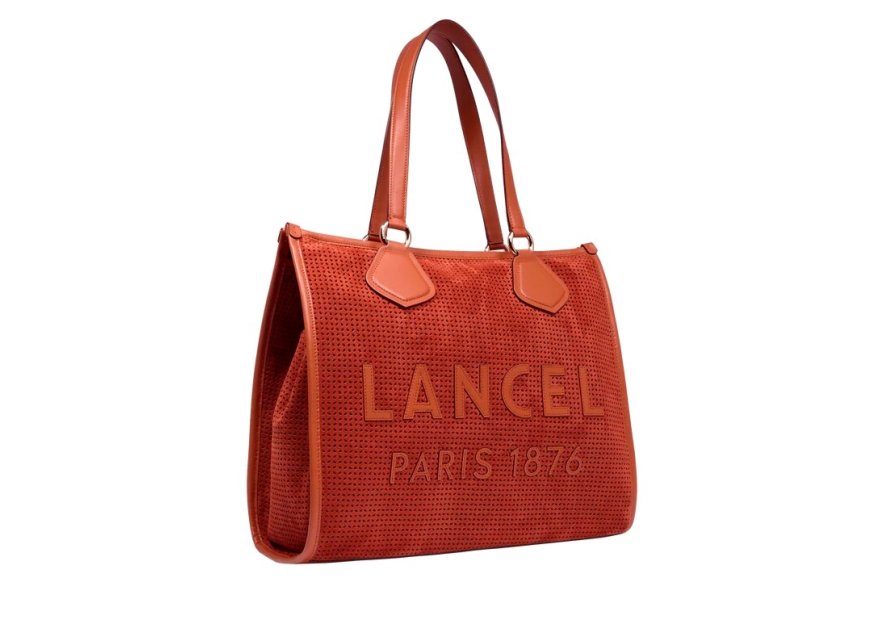 Lancel A13207 summer tote cabas zippé l shopping