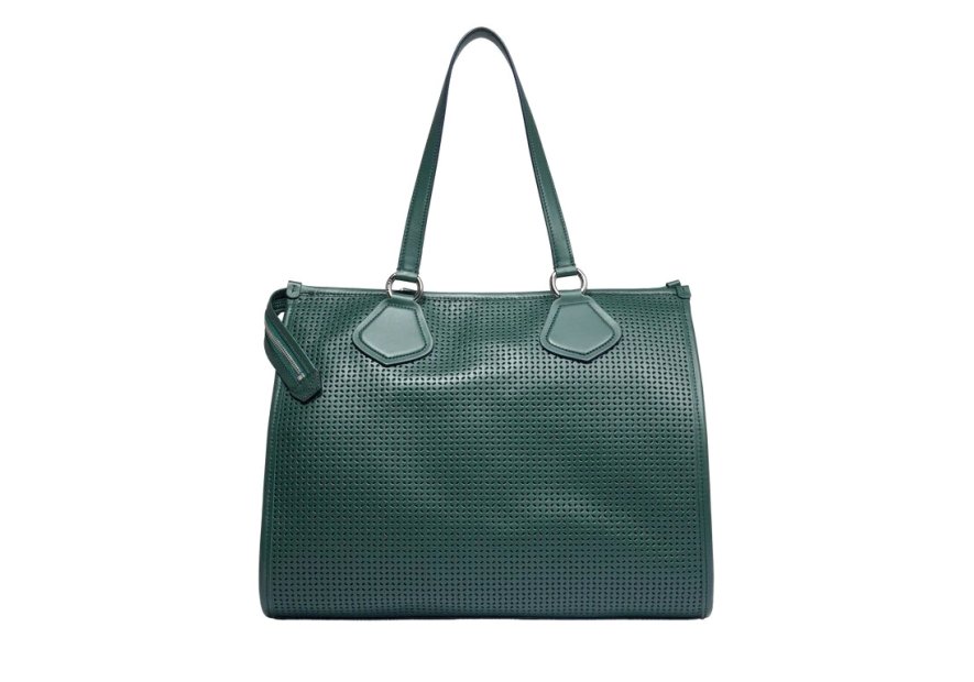 Lancel A13207 summer tote cabas zippé l shopping