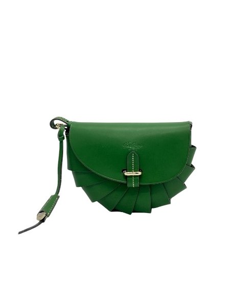 boldrini 07266 petit sac demi lune en lame de cuir Sacs à mains