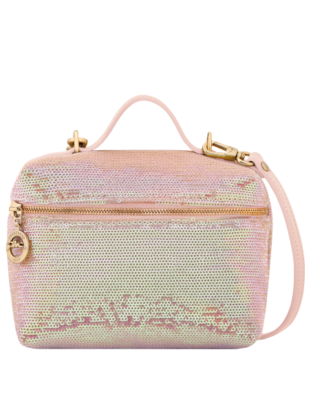 Longchamp 10187HFQ sac porté travers le pliage paillettes Sacs à mains