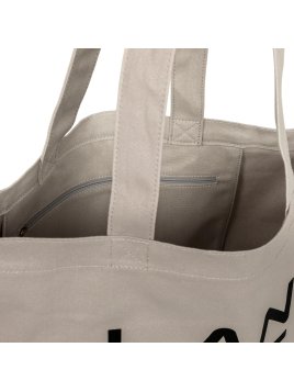 Lancaster TOTE-06 sac shopping lancaster tote bag toile shopping