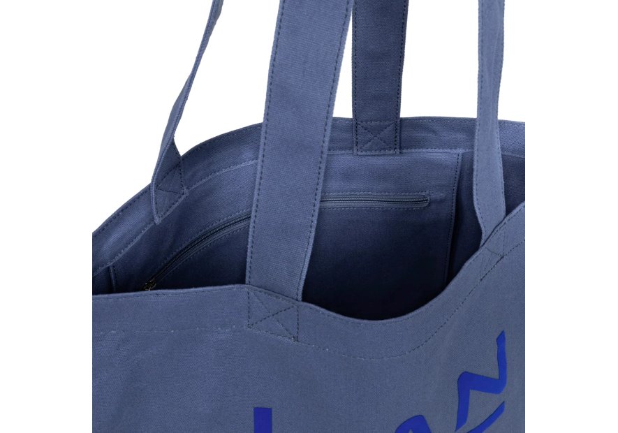 Lancaster TOTE-06 sac shopping lancaster tote bag toile shopping