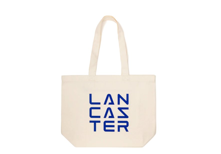 Lancaster TOTE-06 sac shopping lancaster tote bag toile shopping