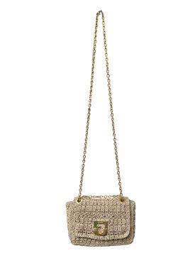 Gerard Darel LE MINI FANNY/454 sac rabat le mini fanny raphia Sacs à mains