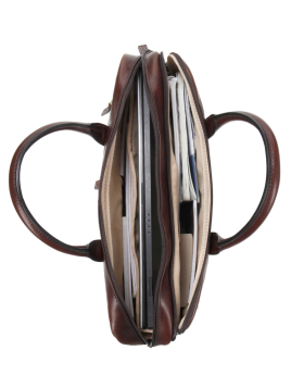 Gerard Henon 2281 - CUIR DE VACH.COLLET - CHO porte documents 15" vérone Sac business