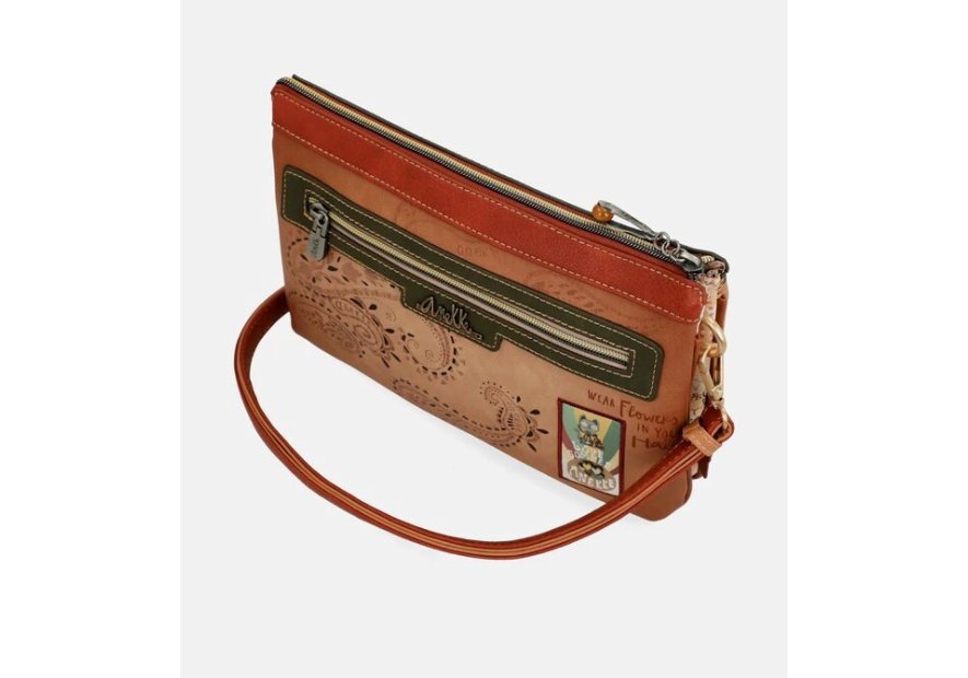 Anekke 38494-232 anekke - peace&love - sac zip plat s Sacs à mains