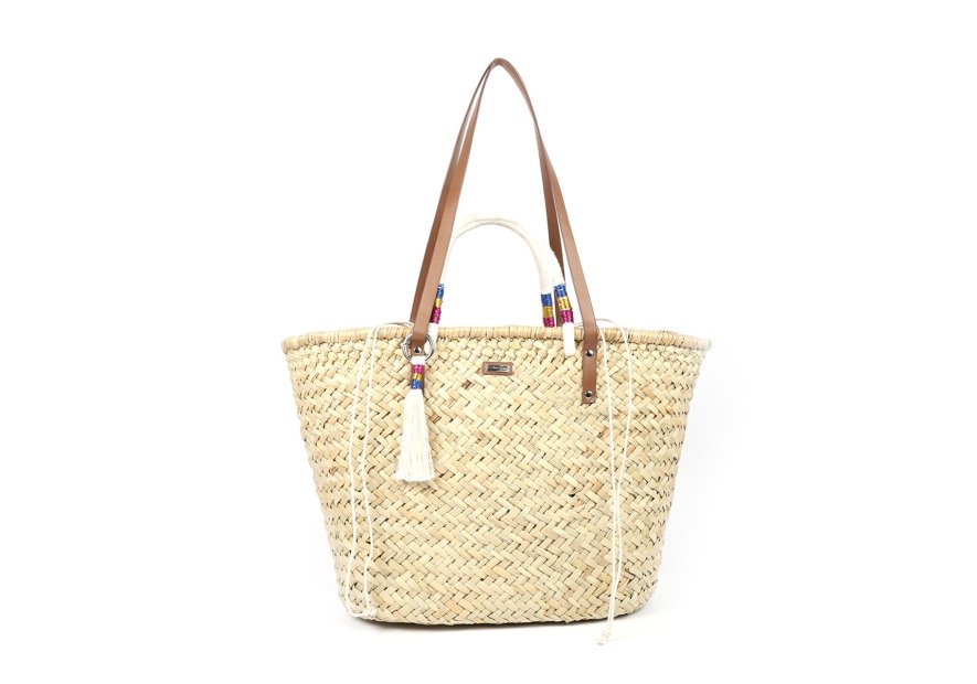les tropeziennes AMO-TZ-01 sac panier amorgos corde m shopping
