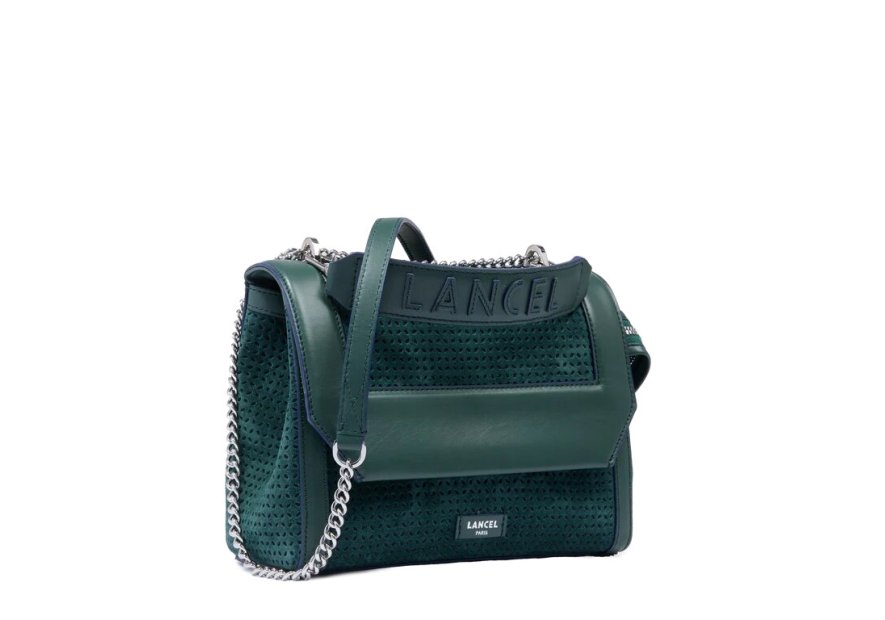 Lancel A13182 sac ninon de lancel M version perforé Sacs à mains