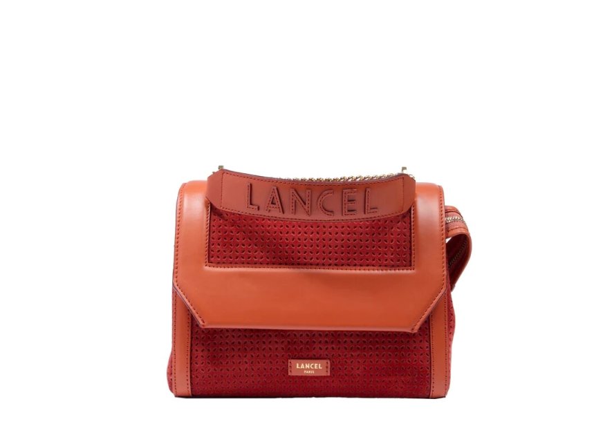 Lancel A13182 sac ninon de lancel M version perforé Sacs à mains