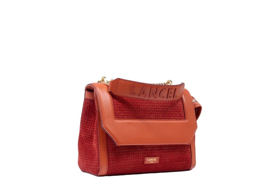 Lancel A13182 sac ninon de lancel M version perforé Sacs à mains