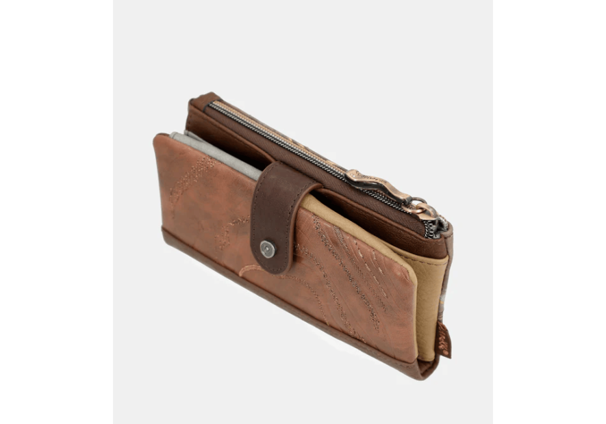 Anekke 39809-907 grand porte feuille plat Porte-monnaie Femme