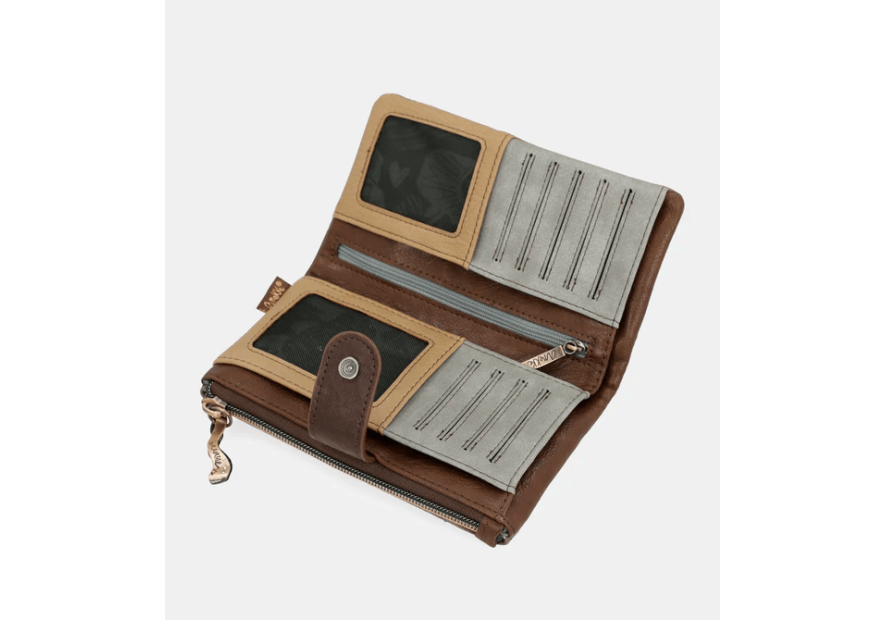 Anekke 39809-907 grand porte feuille plat Porte-monnaie Femme