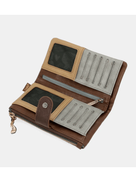 Anekke 39809-907 grand porte feuille plat Porte-monnaie Femme