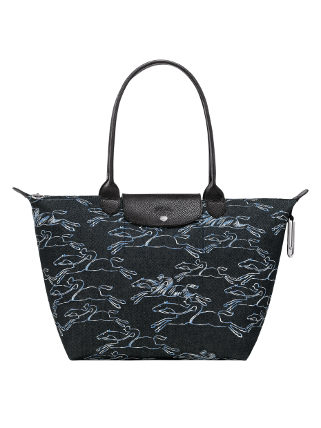 Longchamp 1899/HEL longchamp-le pliage denim-shopping loisirs