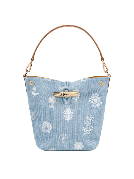 Longchamp 10279HGL sac seau xs le roseau denim Sacs à mains