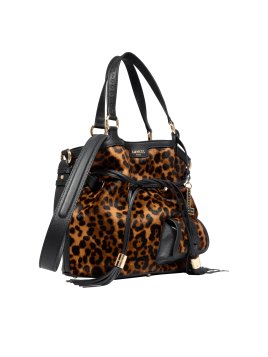 Lancel A13752 sac seau premier flirt taille m leopard Sacs à mains