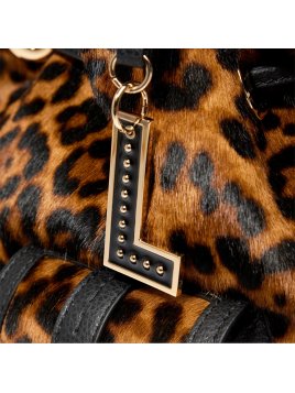 Lancel A13752 sac seau premier flirt taille m leopard Sacs à mains