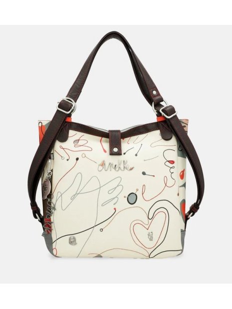 Anekke 40765-144 sac à dos alma sac à bandoulière convertible sacs-a-mains