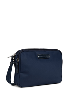 Lancaster 514-61 - POLYAMIDE - BLEU FONCÉ Basic Verni - Petit sac Trotteur