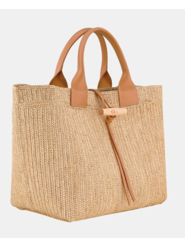 Longchamp 10327HJD sac cabas l longchamp le roseau raphia shopping