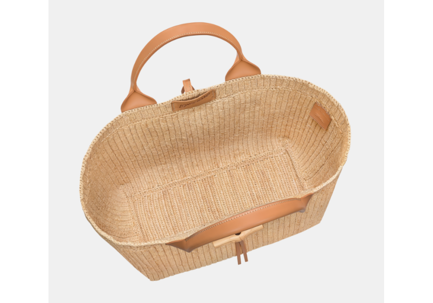 Longchamp 10327HJD sac cabas l longchamp le roseau raphia shopping