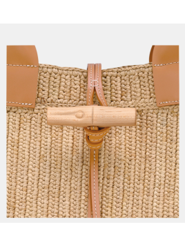 Longchamp 10327HJD sac cabas l longchamp le roseau raphia shopping