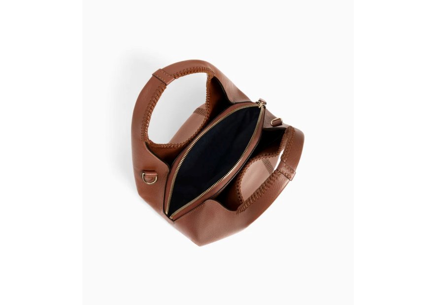 Le Tanneur TJET1008 porté main souple le tanneur émilie torsadé Sacs à mains