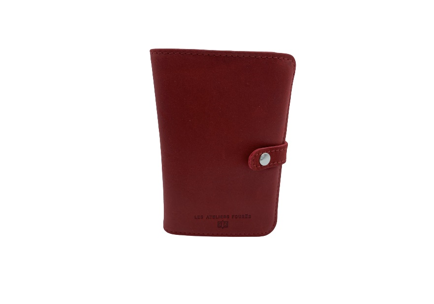 Les Ateliers Foures B52 portefeuille petit format avec patte pression Portefeuille Homme