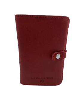 Les Ateliers Foures B52 portefeuille petit format avec patte pression Portefeuille Homme