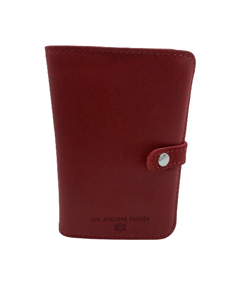 Les Ateliers Foures B52 portefeuille petit format avec patte pression Portefeuille Homme