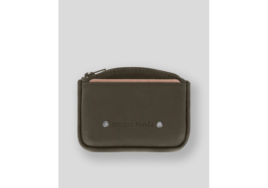 Les Ateliers Foures 9104 porte monnaie zip les ateliers foures baroudeur Porte-monnaie Femme