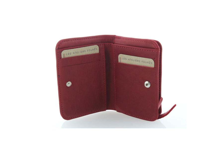 Les Ateliers Foures B23 porte monnaie et billet zip dos à dos mixte pmpb
