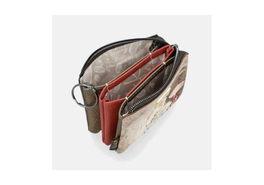 Anekke 42709-010 anekke porte-monnaie muse à 3 compartiments Porte-monnaie Femme