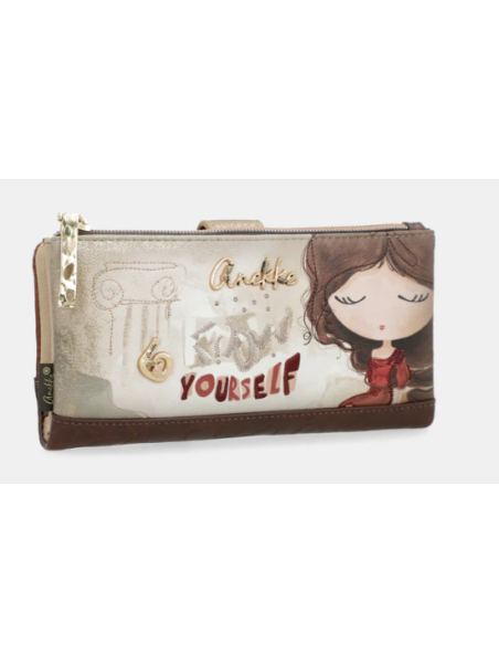 Anekke 42709-906 anekke grand porte-monnaie flexible rfid muse pmpb