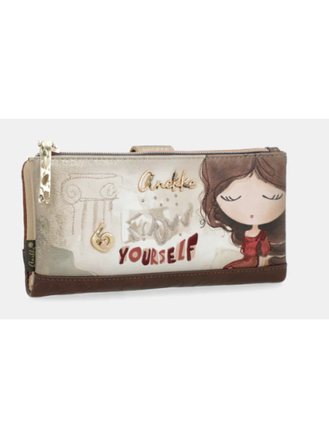 Anekke 42709-906 anekke grand porte-monnaie flexible rfid muse pmpb